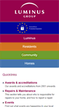 Mobile Screenshot of luminus.org.uk