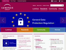 Tablet Screenshot of luminus.org.uk